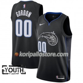 Orlando Magic Aaron Gordon 00 2018-19 Nike City Edition Musta Lasten Pelipaidat Swingman